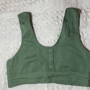 Gymshark Seamless Green Bra